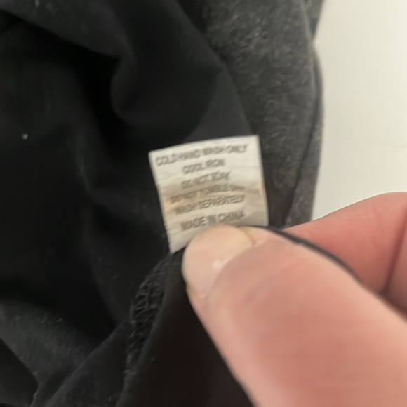 Black Graphic V-Neck Distressed Mini Dress - Picture 6 of 8